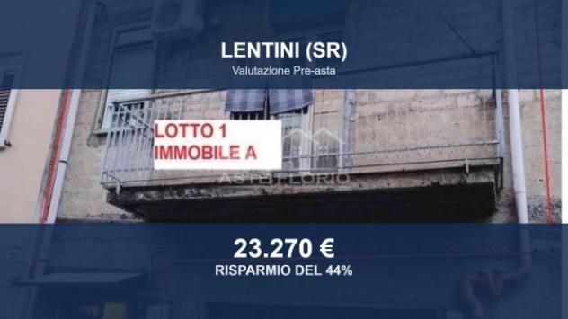 Immobile in asta di 63 m², box auto in vendita a Lentini
