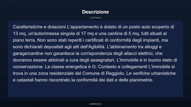 Immobile in asta di 71 m², box auto in vendita a Reggiolo - Foto 13