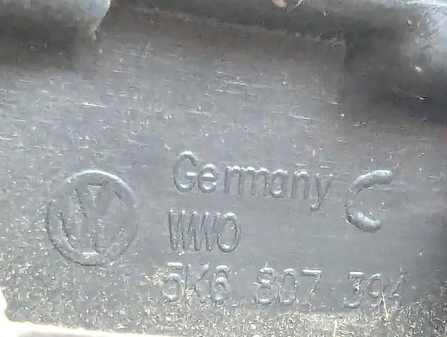 5K5807394C SUPPORTO PARAURTI POSTERIORE LATO DESTRO VOLKSWAGEN GOLF 6 1.6 TDI 77 KW RICAMBIO USATO - Foto 5