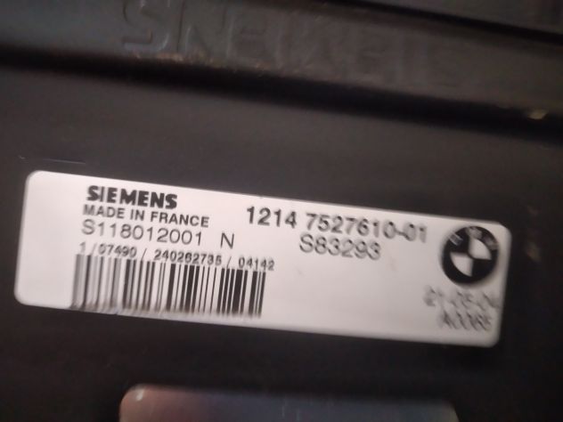 CENTRALINA MOTORE SIEMENS BMW MINI COOPER S118012001 12147527610 01 S118012001 - Foto 6