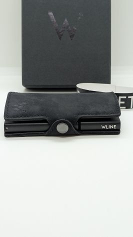 Wallet porta carte di credito con protezione RFID nero nuovo - Foto 5