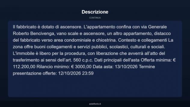 Immobile in asta di 89 m² in vendita a Roma - Foto 4