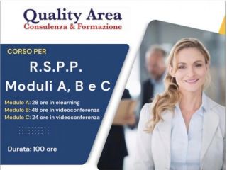 Corso di formazione RSPP - IN TUTTA ITALIA