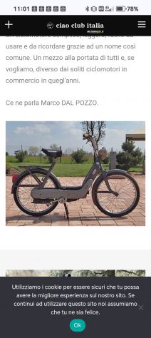 Vendo ciao funzionante Piaggio
