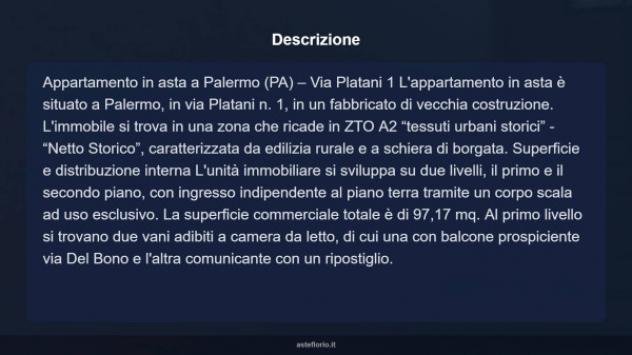Immobile in asta di 97 m² in vendita a Palermo - Foto 15