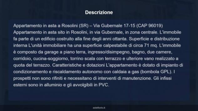 Immobile in asta di 71 m², box auto in vendita a Rosolini - Foto 14