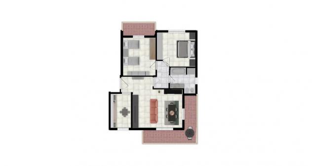 Appartamento di 3 locali con servizi e balcone a Viganò - Foto 20