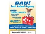 Corso primo soccorso veterinario