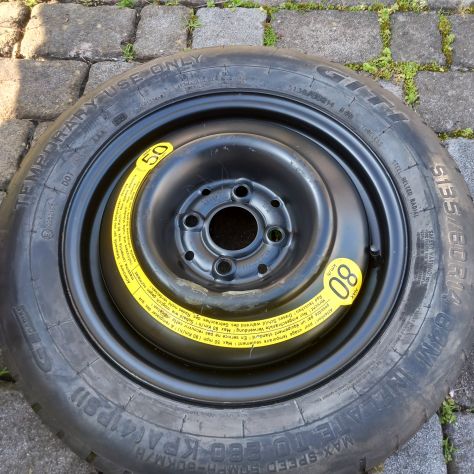 Ruotino di scorta Opel Corsa 1997 - 2019 interasse 4 x 100 mm