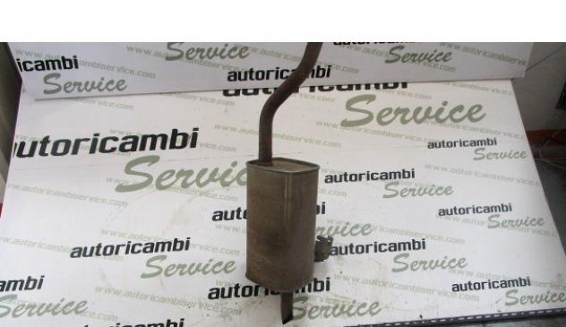 8200385653 MARMITTA TUBO DI SCARICO CON SILENZIATORE TERMINALE POSTERIORE RENAULT CLIO 1.2 B 55KW 5M 5P (2012) RICAMBIO USATO - Foto 3