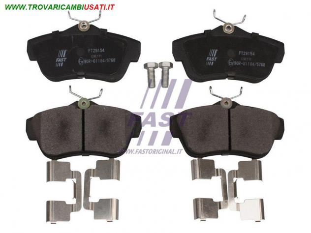 PASTIGLIE FRENO FIAT SCUDO 07 POSTERIORE SENZA SENSORE 1.6/2.0 MJTD FT29154