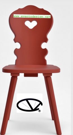 SUPER OFFERTA: Sedia Tirolese Moderna Con Cuore