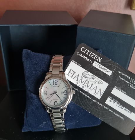 Orologio Donna Citizen Eco Drive Solo Tempo Data EW2620-86L