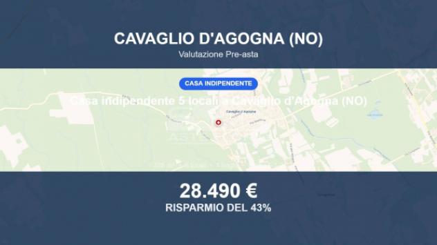 Immobile in asta di 328 m², box auto in vendita a Cavaglio d'Agogna