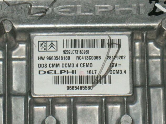 9663548180 ECU CITROEN PEUGEOT 2.0 9663548180 28129202 9665465580 CDM3.4 - Foto 2