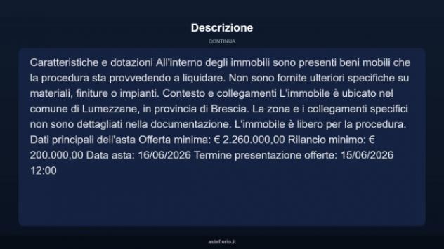 Immobile in asta di 11300 m² in vendita a Lumezzane - Foto 5