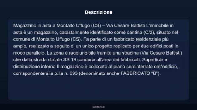 Immobile in asta di 30 m² in vendita a Montalto Uffugo - Foto 7