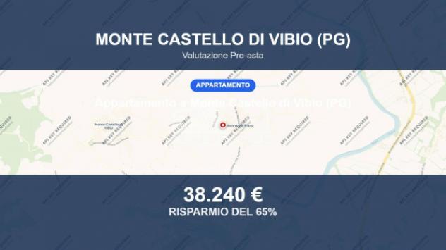 Immobile in asta di 78 m², box auto doppio in vendita a Monte Castello di Vibio