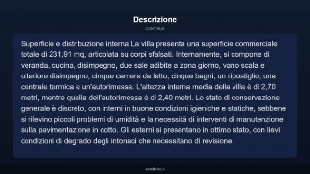 Immobile in asta di 231 m² con più di 5 locali in vendita a Trinità d'Agultu e Vignola - Foto 11