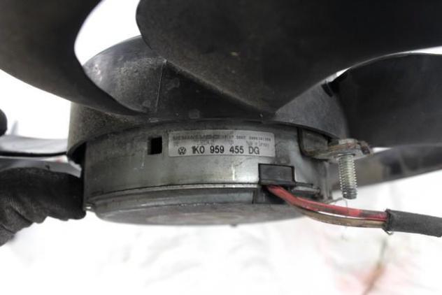 1K0959455DG ELETTROVENTOLA SEAT LEON 1.9 D 77KW AUT 5P (2007) RICAMBIO USATO - Foto 2