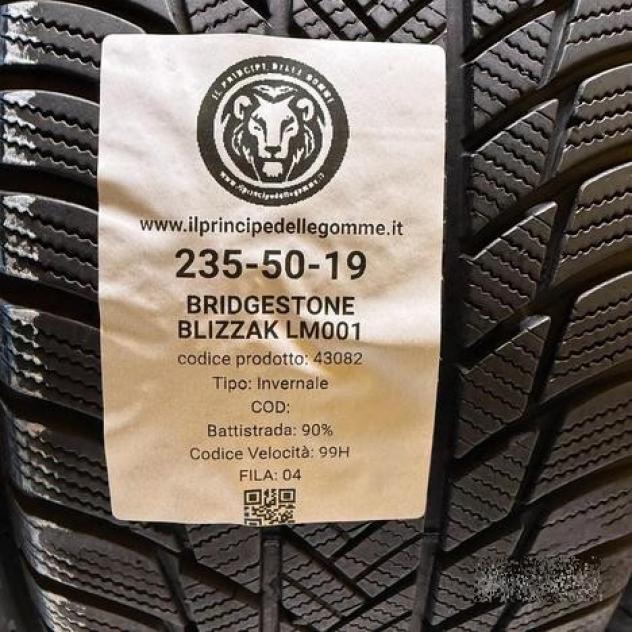 4 gomme 235 50 19 bridgestone a43082 - Foto 2