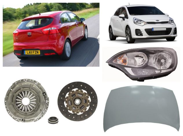 Kia Rio frontale cofano parafango kit airbag freni sospensioni box 2011-17