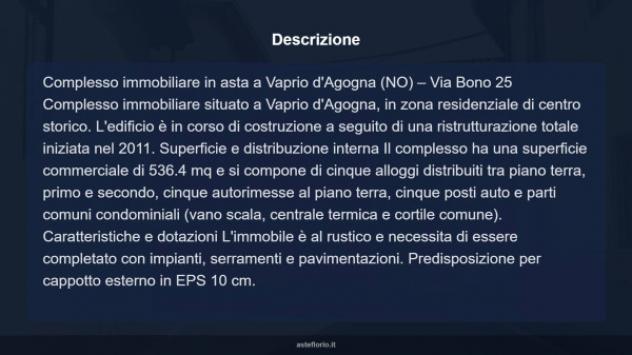 Immobile in asta di 536 m² in vendita a Vaprio d'Agogna - Foto 9