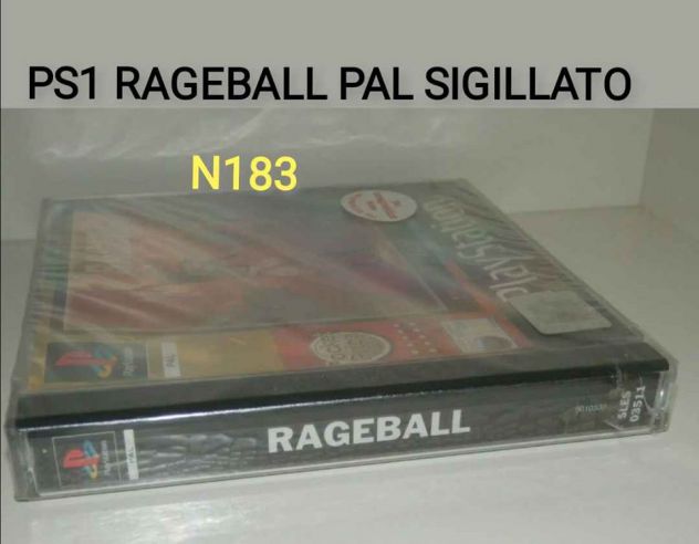 PS1 RAGEBALL PAL RARO SIGILLATO - Foto 3