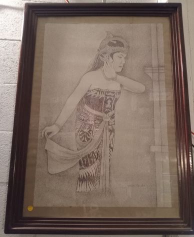 QUADRO CON CORNICE DI ANTIQUARIATO FIRMATO - Foto 3