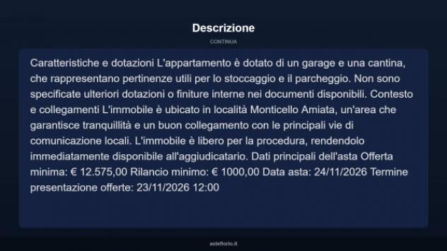 Immobile in asta di 82 m², box auto in vendita a Cinigiano - Foto 4
