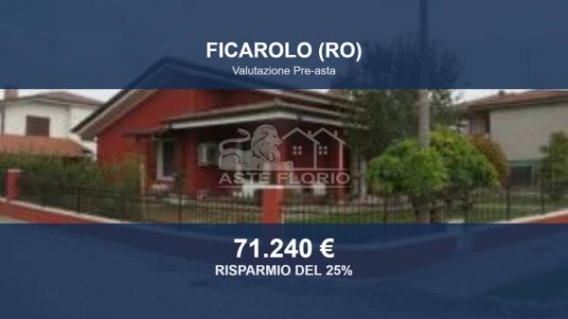 Immobile in asta di 133 m², box auto in vendita a Ficarolo