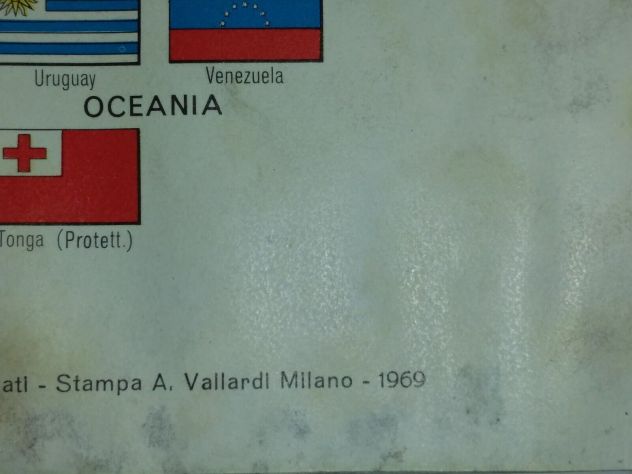 2 CARTINE GEOGRAFICHE OMAGGIO AGIP ANNO 1969 RARISSIME DA COLLEZIONE - Foto 6