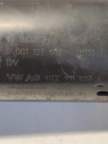 MOTORINO D' AVVIAMENTO VOLKSWAGEN Golf 5 Berlina 02Z911023F 0001123012 BXE diesel 1896 (0308) - Foto 2