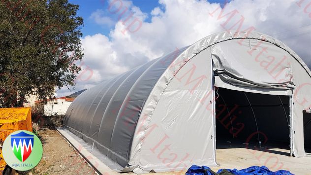AGRITUNNEL - TUNNEL AGRICOLI 9,15 X 26 MT. MM ITALIA GROUP Ø 76 mm.