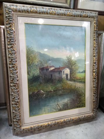 QUADRO "PAESAGGIO CON CASE RURALI" - Foto 2