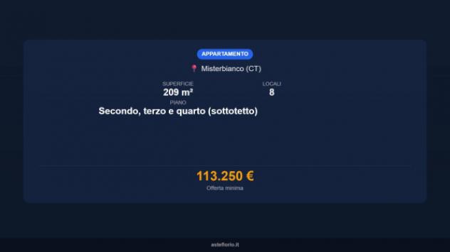 Immobile in asta di 209 m² con più di 5 locali in vendita a Misterbianco - Foto 16