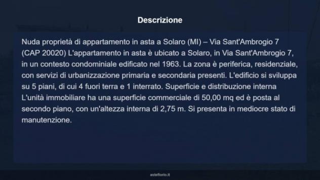 Immobile in asta di 50 m² in vendita a Solaro - Foto 17