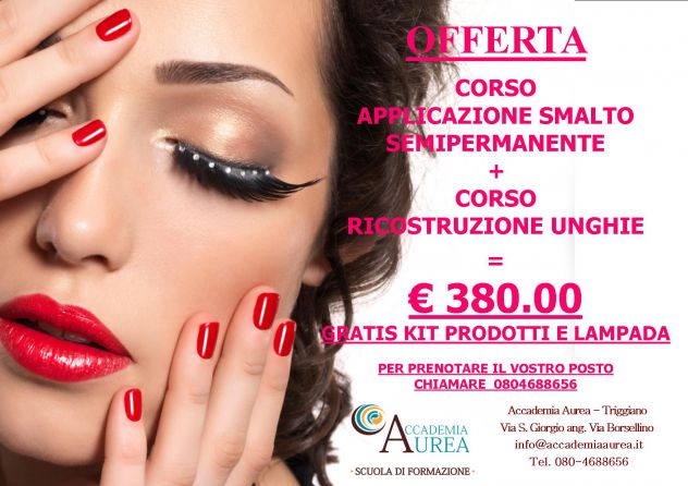 Corso di applicazione smalto-ricostruzione unghie