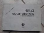 ALFA ROMEO 164 CARATTERISTICHE E PRESCRIZIONI ORIGINALE