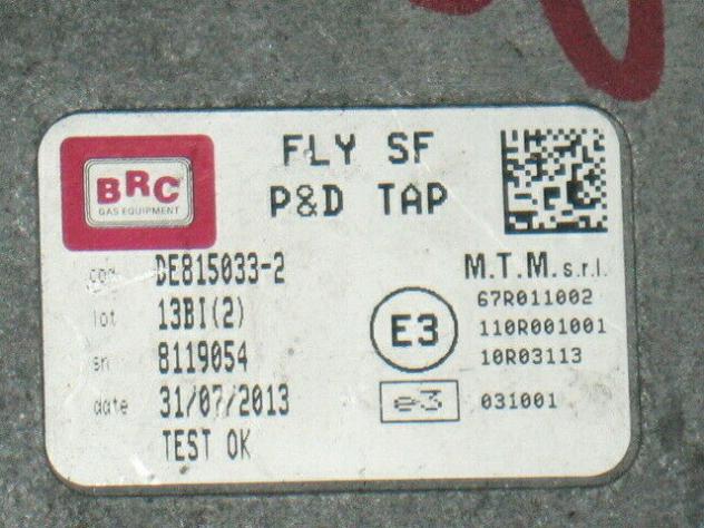 DE815033-2 ECU CHEVROLET SPARK BRC GPL LPG GAS DE815033-2 DE815033 DE8150332 - Foto 2