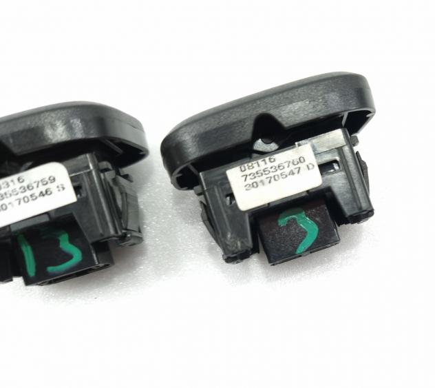 COPPIA PULSANTIERA ALZAVETRO ANTERIORE DX E SX FIAT Panda 3° Serie 735536759 (12) - Foto 7