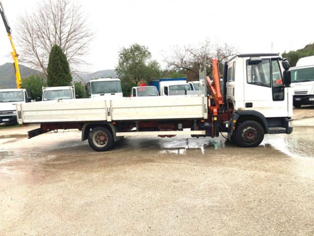 camion iveco eurocargo 75e15 cassone fisso e gru - Foto 3