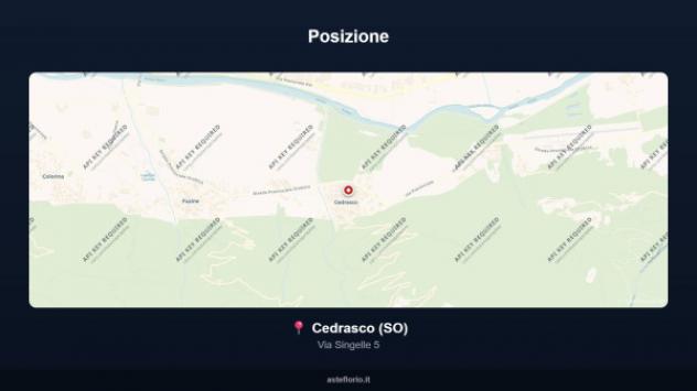 Immobile in asta di 124 m², box auto doppio in vendita a Cedrasco - Foto 2