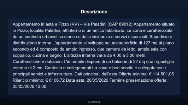 Immobile in asta di 127 m² in vendita a Pizzo - Foto 12