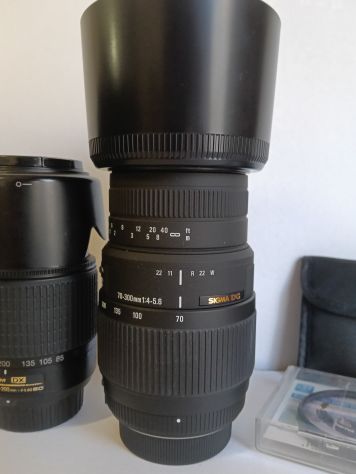 Nikon D5100 con tre obiettivi, filtri e borse. - Foto 4