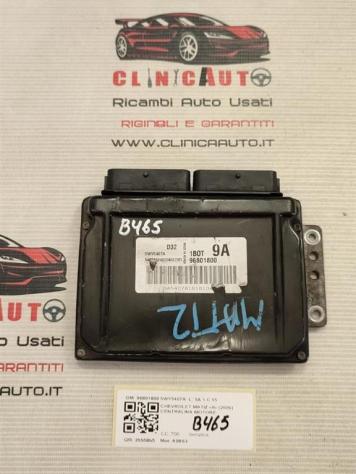 CENTRALINA MOTORE CHEVROLET Matiz 3° Serie 96801800 5WY5407A A08S3 benzina 796 (0507)