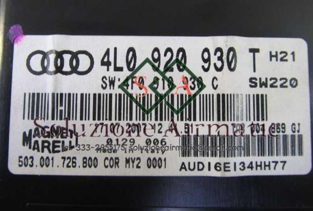 Audi Q7 4.2 quadro strumenti 4L0920930T - Foto 2