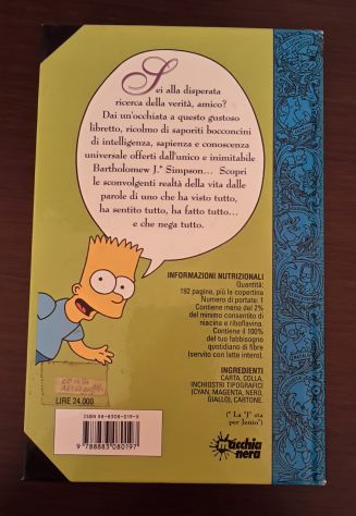 Guida alla Vita, BART SIMPSON, Matt Groening, Prima edizione Giugno 2000. - Foto 6