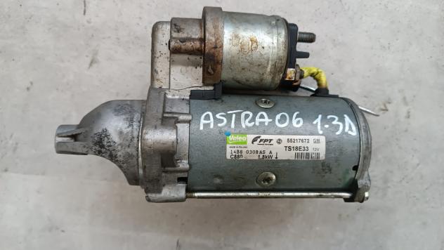 MOTORINO D' AVVIAMENTO OPEL Astra H Berlina 55217672 diesel 1.3 (0407)
