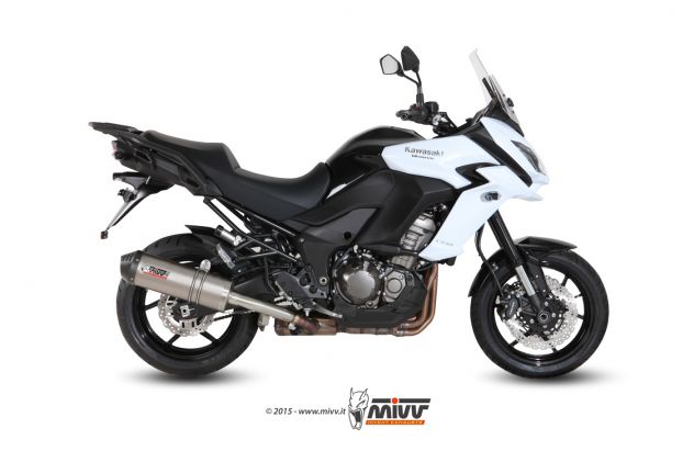 Terminale di scarico per Kawasaki Versys 1000 Arrow Race-tech Mivv Oval - Foto 2
